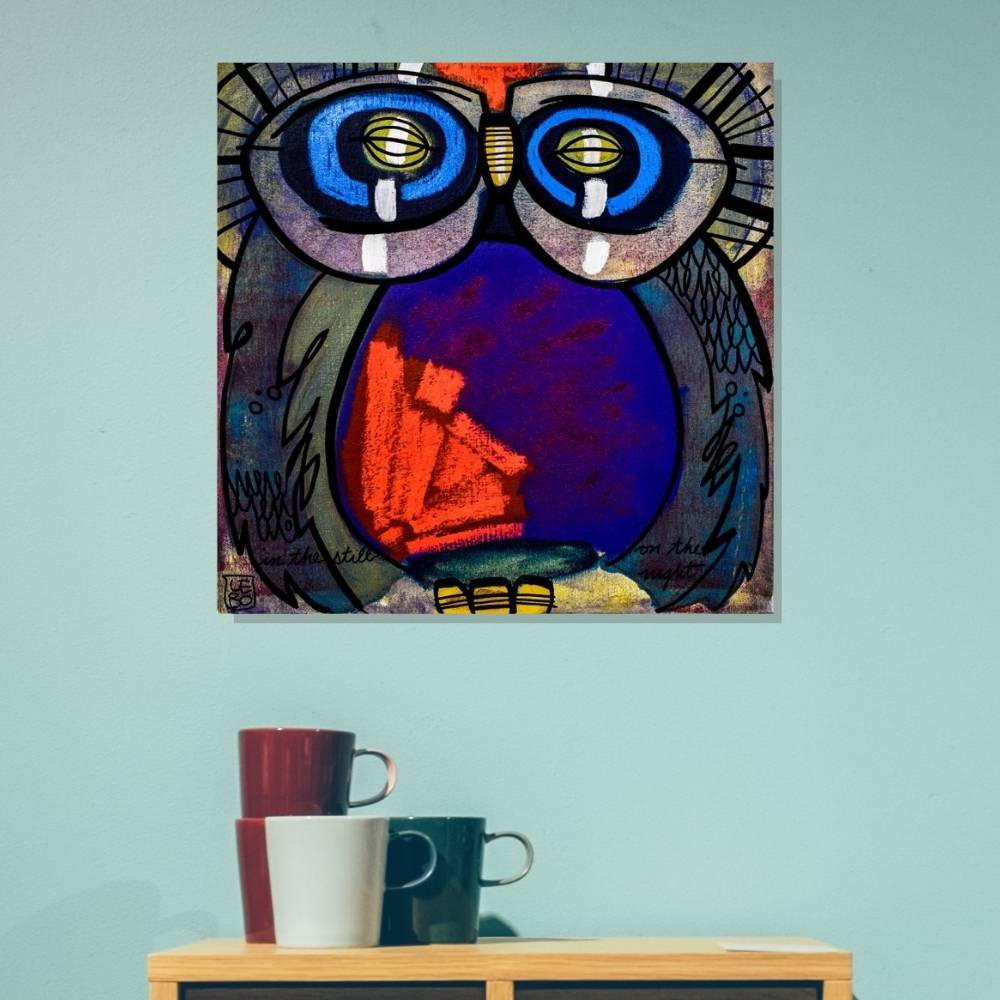 In the Still, on the Night - Lebo Steel Mineral Print
